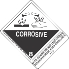 NA1760, Cleaning Compound, Liquid Corrosive (Potassium Hydroxide, Sodium Hypochlorite) 8, PGII
