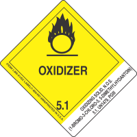 Oxidizing Solid, N.O.S. (1-Bromo-3-Chloro-5, 5-Dimethylhydantoin) 5.1, UN1479, PGIII