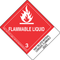 Paint Related Material Corrosive, Flammable UN3470