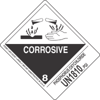 Phosphorus Oxychloride UN1810, PGI