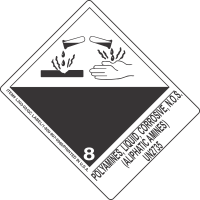 Polyamines, Liquid, Corrosive, N.O.S. (Aliphatic Amines) UN2735