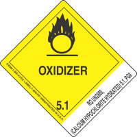 Rq UN2880, (Calcium Hypochlorite Hydrated) 5.1, PGII