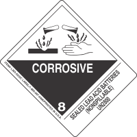 Sealed Lead Acid Batteries (Nonspillable) UN2800