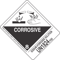 Sodium Hydroxide Solution UN1824 PGII