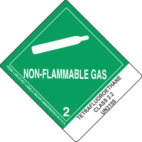 Tetrafluoroethane Class 2.2 UN3159