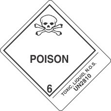Toxic, Liquid, N.O.S. UN2810