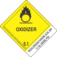 Trichloroisocyanuric Acid, Dry 5.1 (8), UN2468, PGII