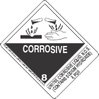 UN1760, Corrosive Liquid, N.O.S. (Contains Sodium Hydroxide) 8, PGII