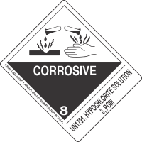 UN1791, Hypochlorite Solution 8, PGIII