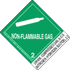 UN1956, Compressed Gas, N.O.S. (Nitrogen, Hydrogen Sulfide), 2.2