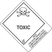 UN2811 Toxic Solids, Organic, N.O.S (6-Dimethylamino, 44-Diphenyl 3-Heptanone Hydrochloride)