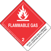 UN3161, Liquefied Gas, Flammable N.O.S. (Contains Diethyl Ether)