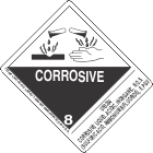 UN3264 Corrosive Liquid, Acidic, Inorganic, N.O.S. (Sulfuric Acid, Ammonium Bifluoride), 8, PGII