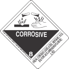 UN3264, Corrosive Liquid, Acidic, Inorganic, N.O.S. (Sulfuric Acid, Ammonium Bifluoride) 8, PGII