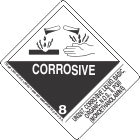 UN3267, Corrosive Liquid, Basic, Organic, N.O.S., 8, PGIII (Monoethanolamine)