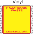 Hazardous Waste Vinyl Labels HWL155V