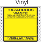 Hazardous Waste Vinyl Labels HWL160V