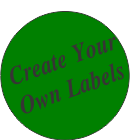 Create Your Own Fluorescent Green Circle Labels