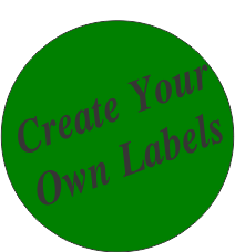 Create Your Own Fluorescent Green Circle Labels