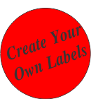 Create Your Own Fluorescent Red Circle Labels