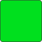 Blank Fluorescent Green Square Labels
