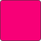 Blank Fluorescent Pink Square Labels