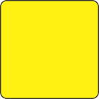 Blank Fluorescent Yellow Square Labels