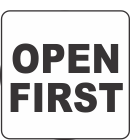 Open First Fluorescent Circle or Square Labels