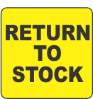 Return to Stock Fluorescent Circle or Square Labels