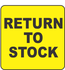 Return to Stock Fluorescent Circle or Square Labels