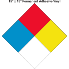 NFPA (National Fire Prevention Association) Vinyl 15 x 15 Labels