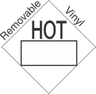 Blank Window Hot Marking Removable Vinyl Placard