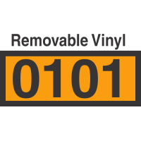 UN0101 Removable Vinyl DOT Orange Panel