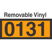 UN0131 Removable Vinyl DOT Orange Panel