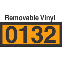 UN0132 Removable Vinyl DOT Orange Panel