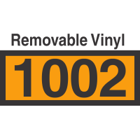 UN1002 Removable Vinyl DOT Orange Panel