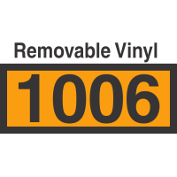 UN1006 Removable Vinyl DOT Orange Panel