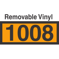 UN1008 Removable Vinyl DOT Orange Panel