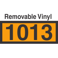 UN1013 Removable Vinyl DOT Orange Panel