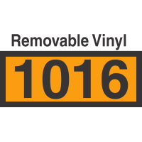 UN1016 Removable Vinyl DOT Orange Panel