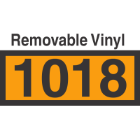 UN1018 Removable Vinyl DOT Orange Panel