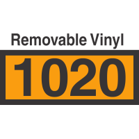 UN1020 Removable Vinyl DOT Orange Panel