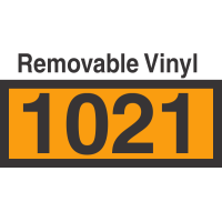 UN1021 Removable Vinyl DOT Orange Panel