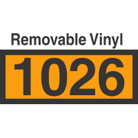 UN1026 Removable Vinyl DOT Orange Panel