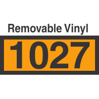 UN1027 Removable Vinyl DOT Orange Panel