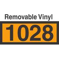 UN1028 Removable Vinyl DOT Orange Panel