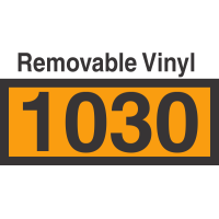 UN1030 Removable Vinyl DOT Orange Panel