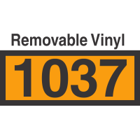 UN1037 Removable Vinyl DOT Orange Panel