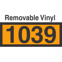 UN1039 Removable Vinyl DOT Orange Panel