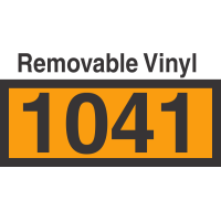 UN1041 Removable Vinyl DOT Orange Panel